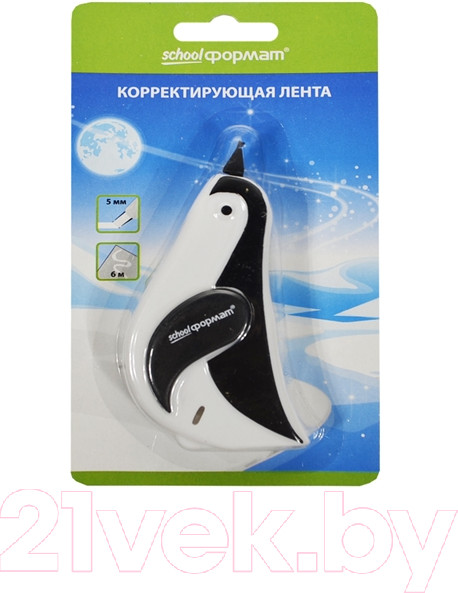 Изображение товара Корректор для текста Schoolformat Пингвин КРЛ-ПН