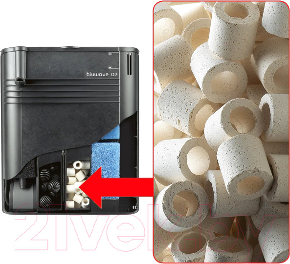 Изображение товара Наполнитель фильтра Ferplast BLURINGS керамика / 66780011 (500г)