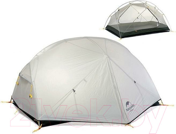 Изображение товара Палатка Naturehike Mongar NH17T007-M 20D / 6927595708071 (серый)