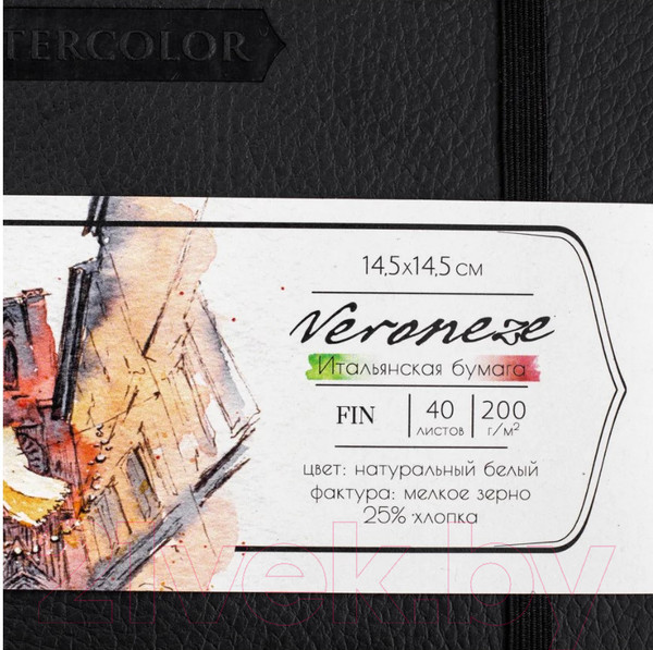 Изображение товара Скетчбук Малевичъ Veroneze / 401474 (40л, черный)