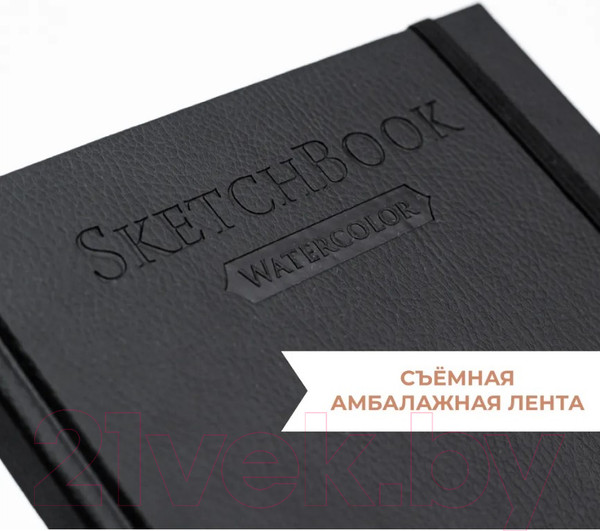 Изображение товара Скетчбук Малевичъ Veroneze / 401474 (40л, черный)
