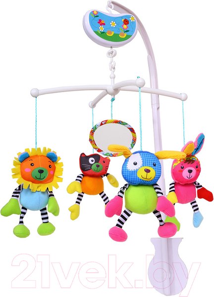 Изображение товара Мобиль на кроватку Biba Toys Счастливые животные / HA900