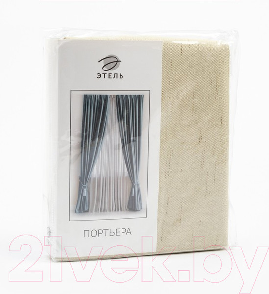 Изображение товара Штора Этель Классика 7062888 (130x300, бежевый)