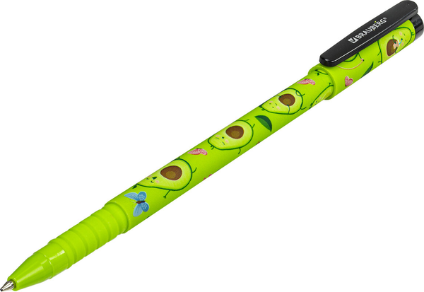 Изображение товара Ручка шариковая Brauberg Soft Touch Grip Avocado / 143716 (синий)