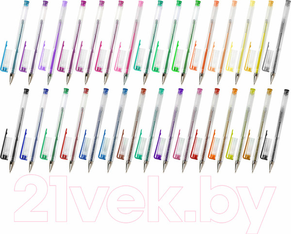 Изображение товара Набор гелевых ручек Brauberg Kids Fruits / 143823 (30цв)