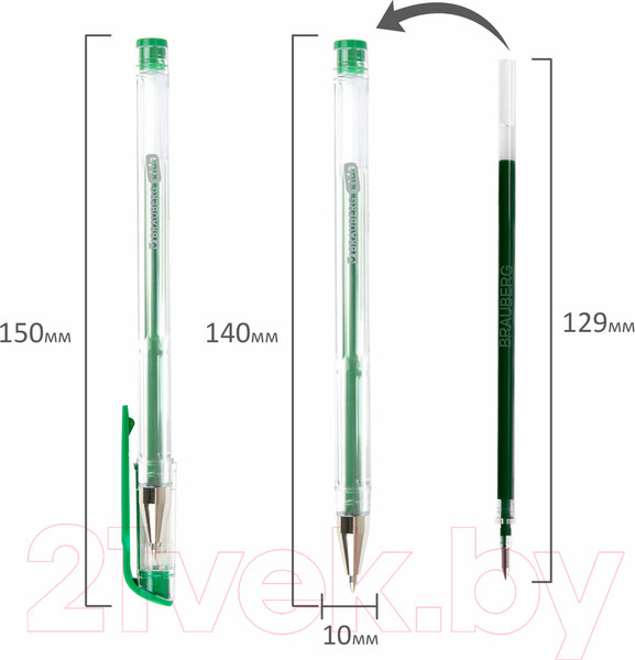 Изображение товара Набор гелевых ручек Brauberg Kids Fruits / 143823 (30цв)