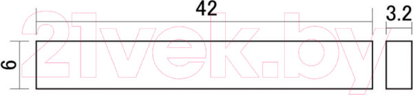 Изображение товара Порожек для гитары Hosco BNK-14