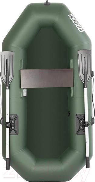 Изображение товара Надувная лодка Тонар Бриз 190 с веслами / 6852863 (зеленый)