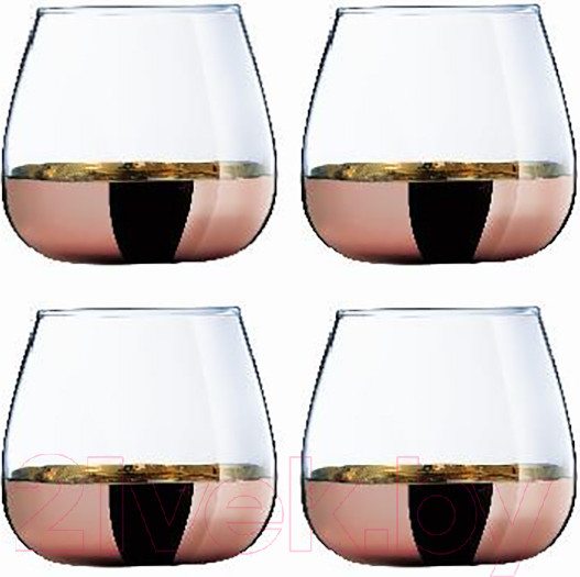 Изображение товара Набор стаканов Luminarc Электрическая медь O0084 (4шт)