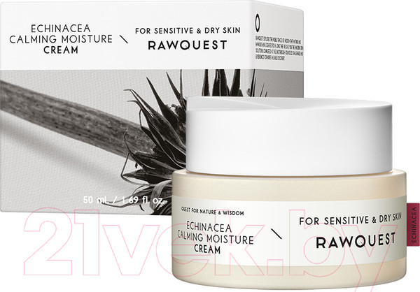 Изображение товара Крем для лица Rawquest Echinacea Calming Moisture Cream Увлажняющий с эхинацеи (50мл)