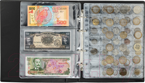 Изображение товара Альбом для коллекционирования Staff Optima / 238077 (коричневый)