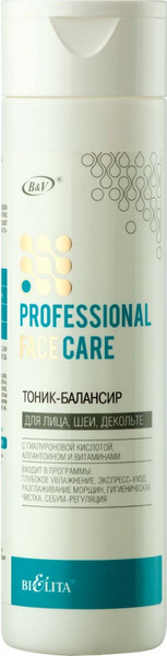 Изображение товара Тоник для лица Belita Professional Face Care балансир для лица, шеи, декольте (250мл)