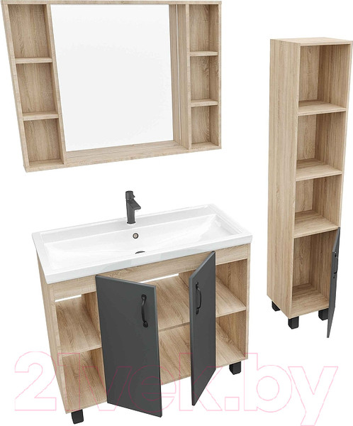 Изображение товара Тумба под умывальник Grossman Флай 100 / 101002