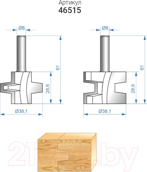 Изображение товара Набор фрез Энкор 46515