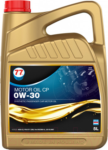Изображение товара Моторное масло 77 Lubricants Motor Oil CP 0W-30 / 707818 (5л)