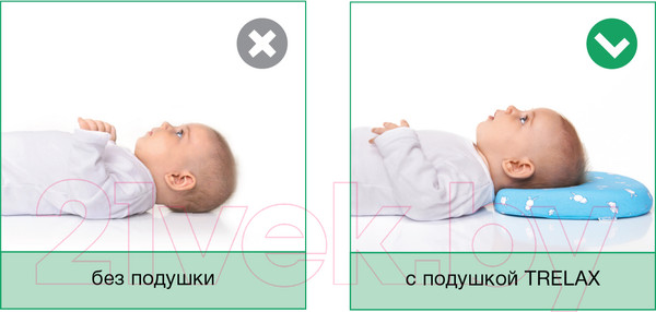 Изображение товара Подушка для малышей Trelax П27 MIMI от 1 месяца до 1.5 года