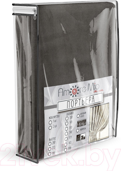 Изображение товара Штора Amore Mio RR 207-10 200x270 / 35467 (кофейный)