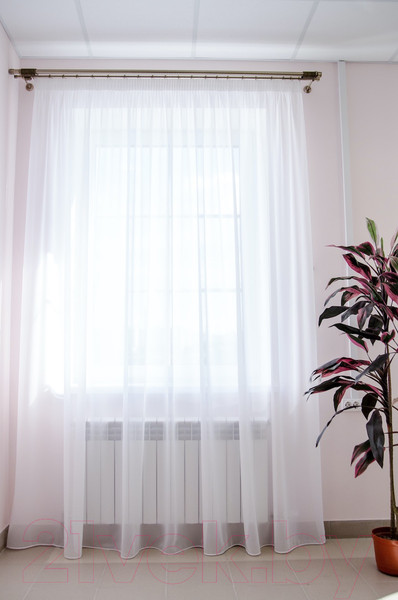 Изображение товара Гардина Decoretto Креп-вуаль КВ-КВ (300x260, белый)