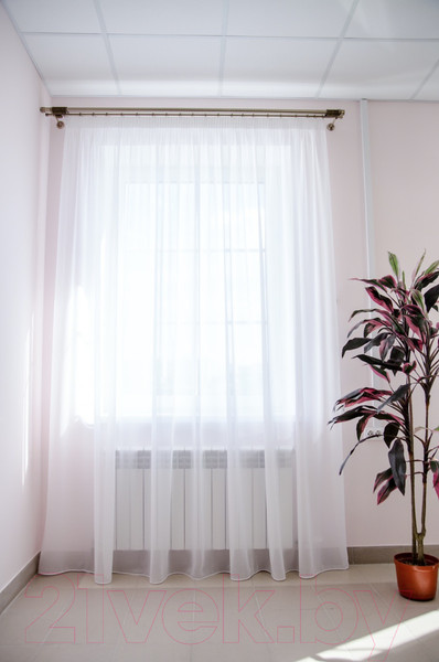 Изображение товара Гардина Decoretto Креп-вуаль КВ-КВ (600x270, белый)