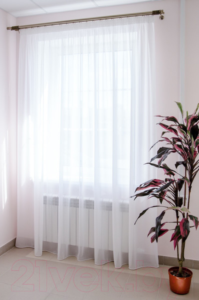 Изображение товара Гардина Decoretto Креп-вуаль КВ-КВ (600x270, белый)