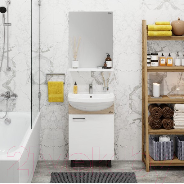 Изображение товара Тумба под умывальник Onika Эко 52.10 / 105209 (дуб сонома)