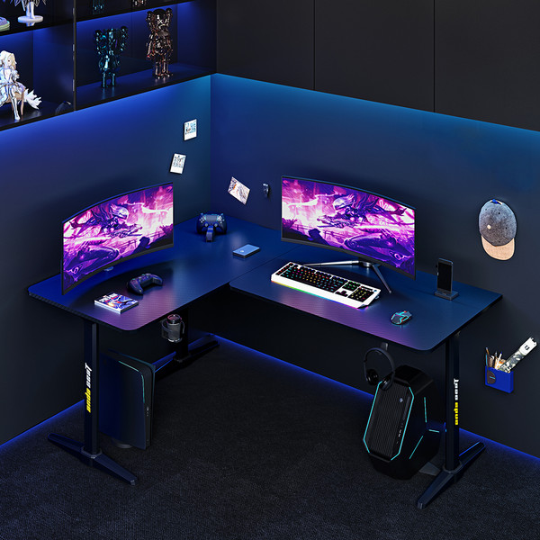 Изображение товара Геймерский стол AndaSeat Wind Seeker / AD-D-1600-01-B-Z (угловой)