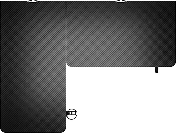 Изображение товара Геймерский стол AndaSeat Wind Seeker / AD-D-1600-01-B-Z (угловой)