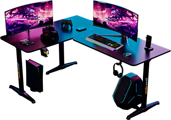 Изображение товара Геймерский стол AndaSeat Wind Seeker / AD-D-1600-01-B-Z (угловой)