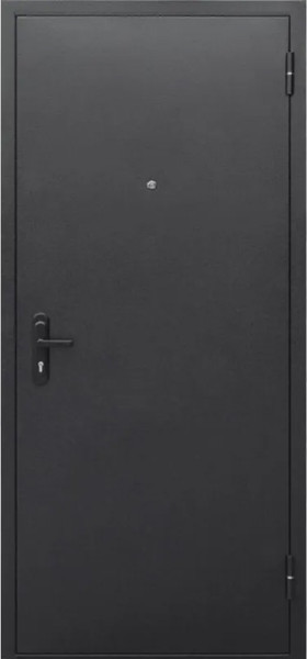 Изображение товара Входная дверь Гарда Стройгост 5 серебро/Беленый дуб (86x205, правая)