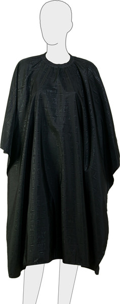 Изображение товара Накидка парикмахерская Dewal Буквы AF03 (черный)