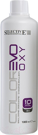 Изображение товара Эмульсия для окисления краски Selective Professional Colorevo Oxy 10 vol 3% (1л)