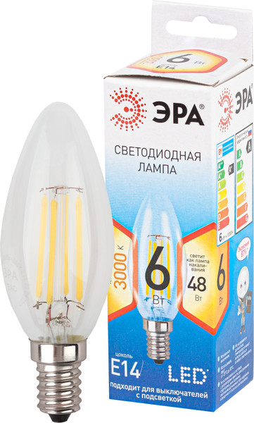 Изображение товара Лампа ЭРА F-LED B35-827-E14 / Б0048378