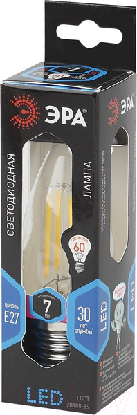 Изображение товара Лампа ЭРА F-LED B35-7W-840-E27 / Б0048381