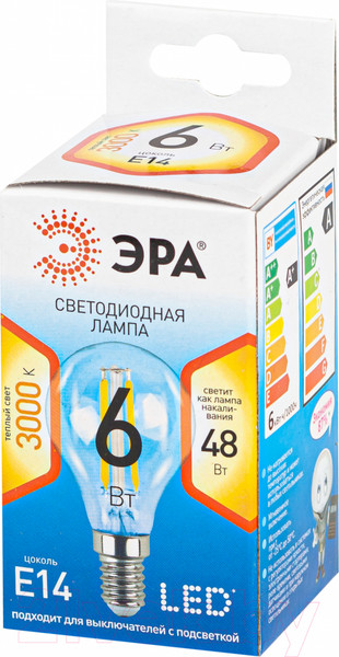 Изображение товара Лампа ЭРА P45-7W-827-E14 / Б0048384