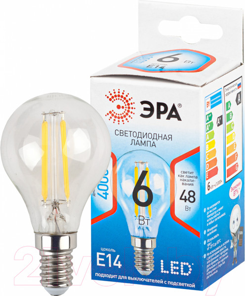 Изображение товара Лампа ЭРА P45-7W-840-E14 / Б0048385