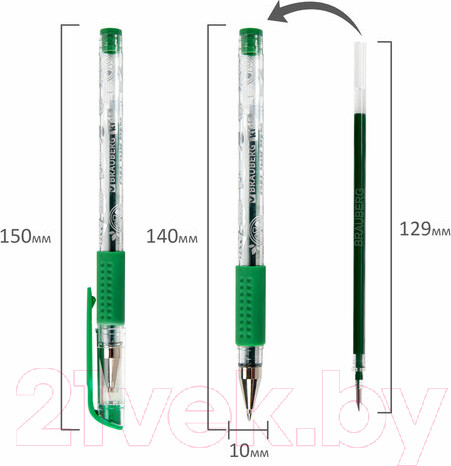 Изображение товара Набор гелевых ручек Brauberg Kids Fruits / 143824 (20цв)