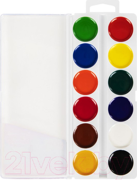 Изображение товара Акварельные краски Brauberg Магия Цвета / 192286 (12цв)