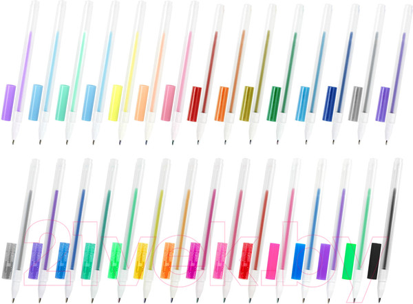 Изображение товара Набор гелевых ручек Пифагор Эники-беники / 143825 (30шт)
