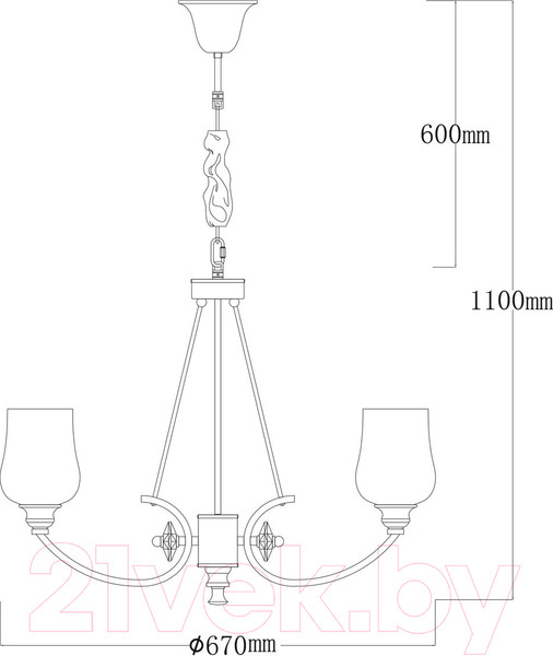 Изображение товара Люстра MW light Палермо 386017706
