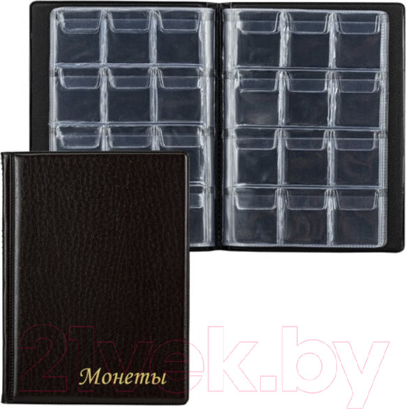 Изображение товара Альбом для коллекционирования Staff 238074 (коричневый)