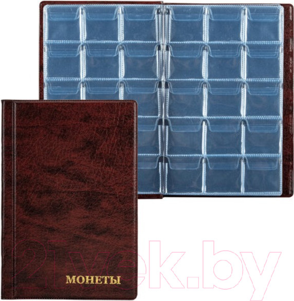 Изображение товара Альбом для коллекционирования Staff 238080 (коричневый)