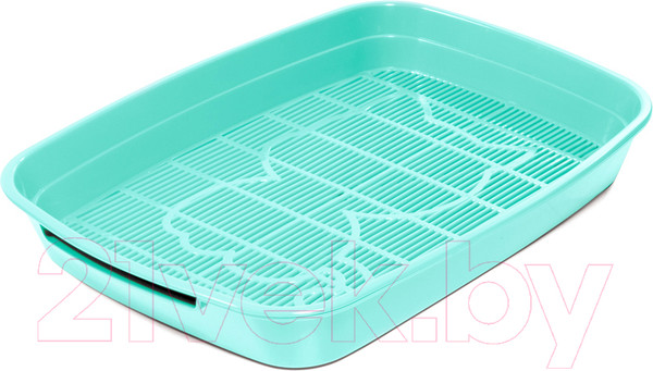 Изображение товара Туалет-лоток Gamma Леопольд / 20432015 (светло-бирюзовый)