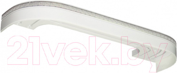 Изображение товара Карниз для штор LEGRAND Галант Neo Греция 3.2 / 48070233 (белый глянец/хром)