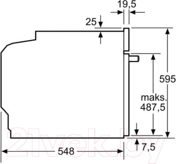 Изображение товара Электрический духовой шкаф Bosch HBA534EB0