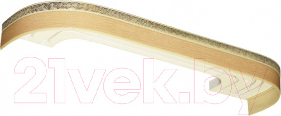 Изображение товара Карниз для штор LEGRAND Галант Neo Греция 3.6 2П / 48067375 (ясный дуб)