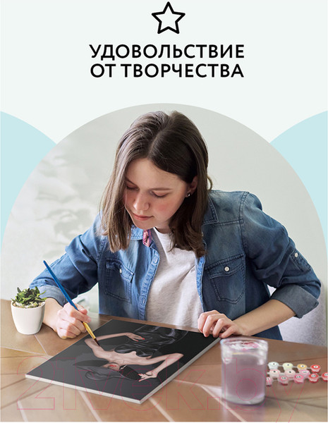 Изображение товара Картина по номерам Три совы Высокая мода / КХ_44118