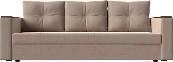 Изображение товара Диван Лига Диванов Атланта без стола (велюр бежевый)