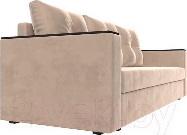 Изображение товара Диван Лига Диванов Атланта без стола (велюр бежевый)