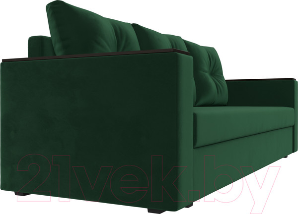Изображение товара Диван Лига Диванов Атланта без стола (велюр зеленый)