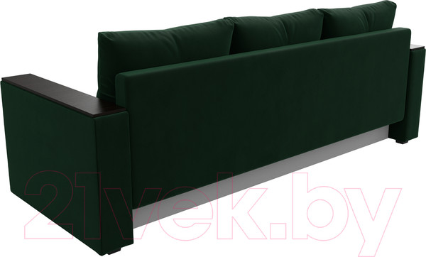 Изображение товара Диван Лига Диванов Атланта без стола (велюр зеленый)